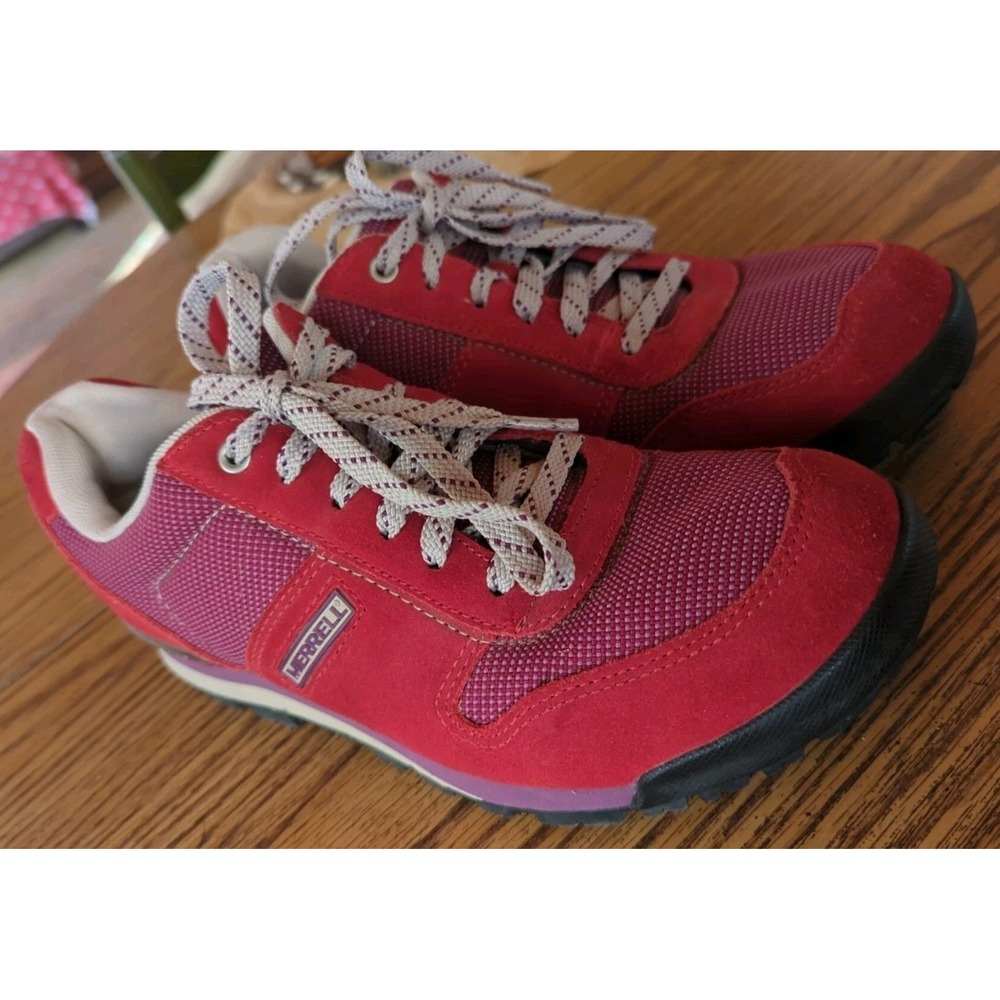 Merrell Solo Origins Shoes‎ Hiking Trail Outdoors Scarlet Red Suede Women's 9
